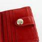 Cartera Burberry Quilted Wallet en Lona Roja