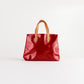 Bolso Tote Louis Vuitton Reade de Piel Vernis Roja