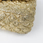 Bolso Crossbody Chanel Classic Double Flap en Lamé Dorado