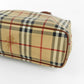 Bolso Tote Burberry Vintage Check de Lona Beige con Asas