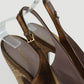 Tacones Gucci en piel bronce