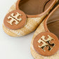 Zapatos Tipo Flat Tory Burch en Rafia Tejida