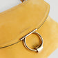 Bolso Salvatore Ferragamo modelo Margot en piel amarilla