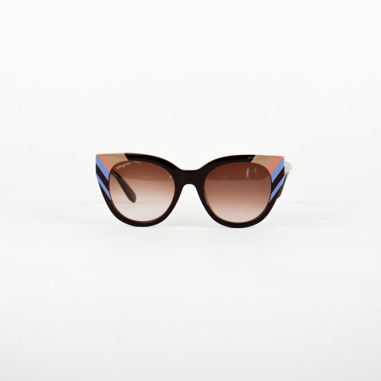 Gafas de Sol Salvatore Ferragamo SF867S en Acrílico Café