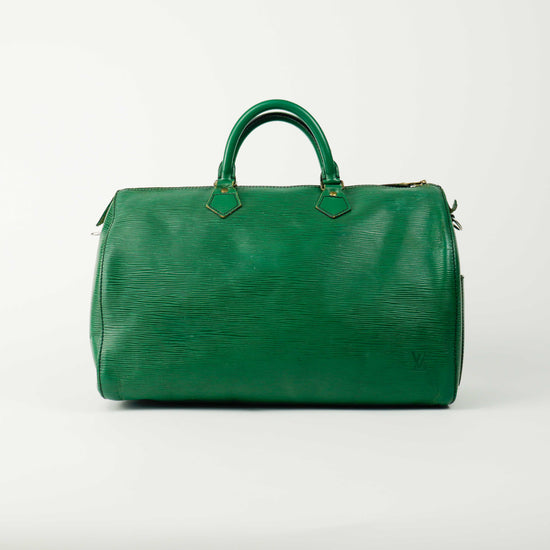 Bolso de Mano Louis Vuitton Speedy 30 de Piel Epi Verde
