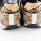 Tenis Gucci de Lona y Piel Beige