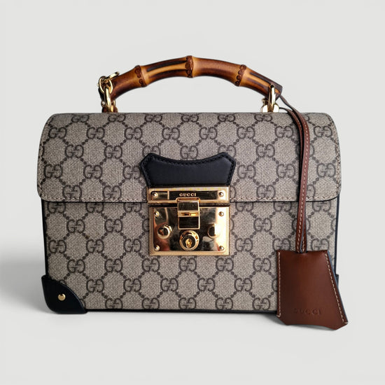 Bolso Gucci Padlock Bamboo GG Supreme