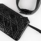 Bolso Tote Dior Toujours de Piel Negra Craquelada