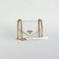 Bolso Crossbody Prada Lux Off en piel Saffiano Beige