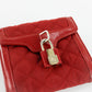 Cartera Burberry Quilted Wallet en Lona Roja