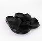 Sandalias para Caballero Prada de Goma en Piel Negra