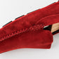 Mocasines Dolce & Gabbana en gamuza color rojo.