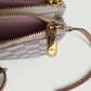 Louis Vuitton Pochette Double Zip en lona Damier Azur