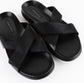 Sandalias para Caballero Prada de Goma en Piel Negra