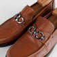 Mocasines Salvatore Ferragamo de Piel Café