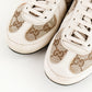 Tenis Gucci de Lona y Piel Beige