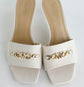 Sandalias de Tacón Michael Kors Rebecca en Piel Blanca