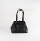 Bolso Tote Dior Toujours de Piel Negra Craquelada