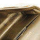 Bolso Crossbody Chanel Classic Double Flap en Lamé Dorado
