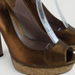 Tacones Gucci en piel bronce