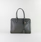 Bolso De Mano Alexander McQueen Skull Padlock Gris de Piel