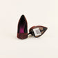 Tacones Burberry en Gamuza Morada