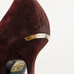 Tacones Burberry en Gamuza Morada