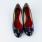 Tacones Bajos Carolina Herrera Tacones Bajos en Piel Azul