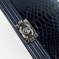 Bolso Crossbody Chanel Boy en Piel Azul Marino