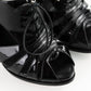 Botines Christian Dior de Charol Negro