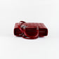 Bolso de Mano Lady Dior Clásico en Piel Cannage Charolada Roja