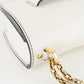 Bolso Crossbody Christian Dior J’Adior Chain Flap Bag en Piel Blanca