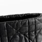 Bolso Clutch Christian Dior en Piel Cannage Negra