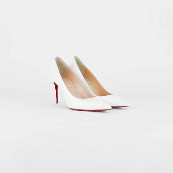 Tacones Christian Louboutin Kate en Piel Blanca