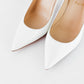 Tacones Christian Louboutin Kate en Piel Blanca