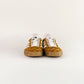 Tenis Adidas x Gucci Gazelle de Textil Dorado