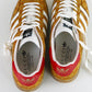 Tenis Adidas x Gucci Gazelle de Textil Dorado