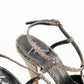 Tacones Giuseppe Zanotti en Piel Gris con Efecto Víbora
