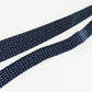 Corbata Hermès en Seda Azul con Patrón de Aves