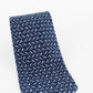Corbata Hermès en Seda Azul con Patrón de Aves