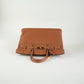 Bolso de Mano Hermès Birkin Gold 40 en Piel Caramelo