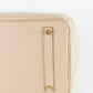 Bolso de Mano Hermès Birkin 35 de Piel Chamonix Beige