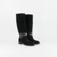 Botas Largas Louis Vuitton en Gamuza Negra