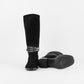 Botas Largas Louis Vuitton en Gamuza Negra