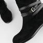 Botas Largas Louis Vuitton en Gamuza Negra