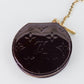 Monedero Circular Louis Vuitton en Piel Vernis Amarante