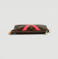 Mini bolso pochette Louis Vuitton en lona monogram café