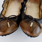 Zapato Tipo Flat Louis Vuitton en Piel y Canvas Monogram