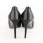 Tacones Louis Vuitton en Satín Negro con Cristales