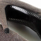 Tacones Chanel en Piel Gris con Acabado Glitter
